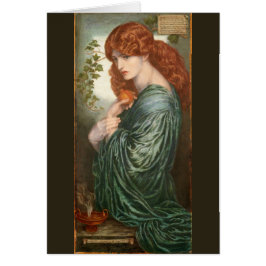 Proserpine av Dante Gabriel Rossetti Hälsningskort