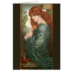 Proserpine av Dante Gabriel Rossetti Hälsningskort