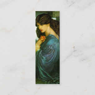 Proserpine Bookmark av Dante Gabriel Rossetti Mini Visitkort