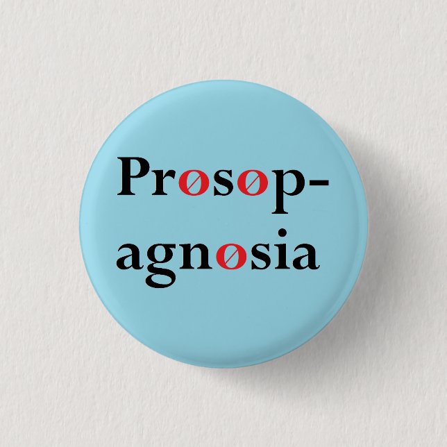 Prosopagnosia Knapp (Framsida)