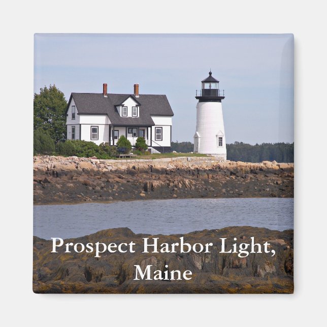 Prospect Harbour Light, Maine Magnet (Framsidan)