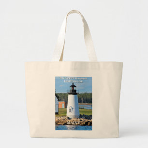 Prospect Harbour Lighthouse, Maine Postcard Jumbo Tygkasse