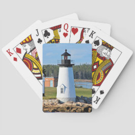 Prospect Harbour Lighthouse, maine-uppspelningskor Casinokort