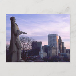 Prospect Terrace Park vid Providence, RI Vykort