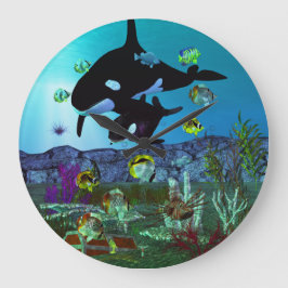 Prospektering 3D Aquarium ORCA Stor Klocka
