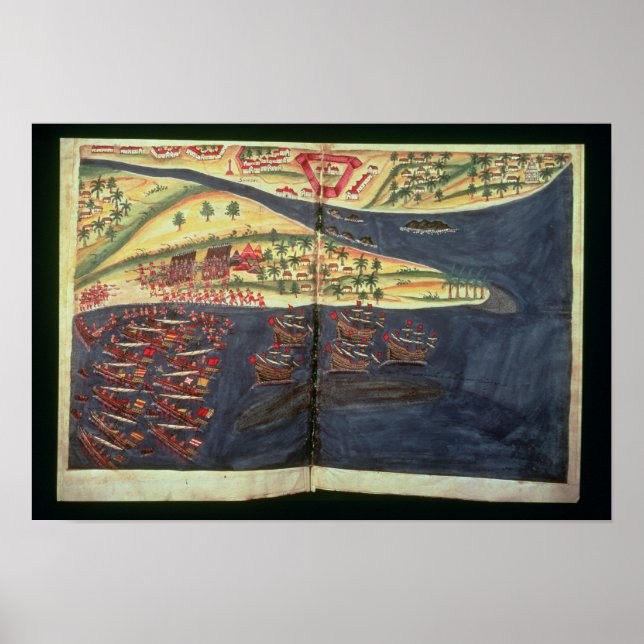 Prospektering karta i Surat Poster (Framsidan)