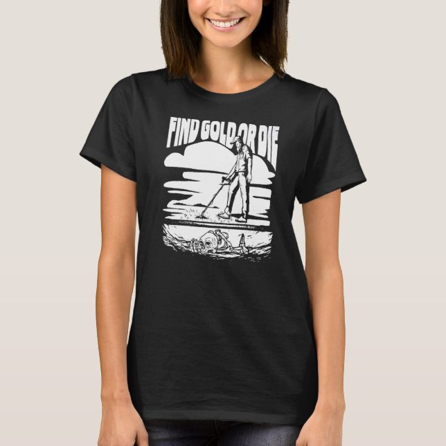 Prospektor får gruvdriftsprospektering t shirt (Framsida)