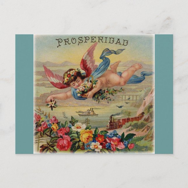 Prosperity Angel-vykort Vykort (Framsida)