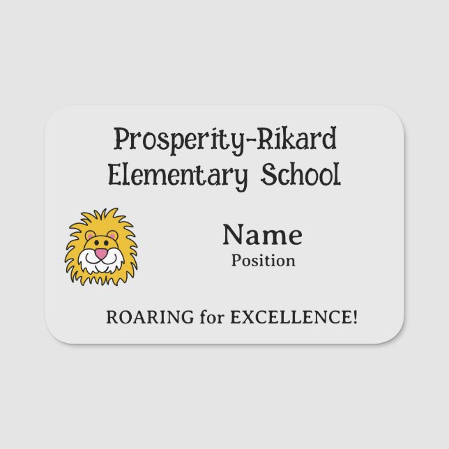 Prosperity Rikard Namn bricka Namnbricka (Framsida)