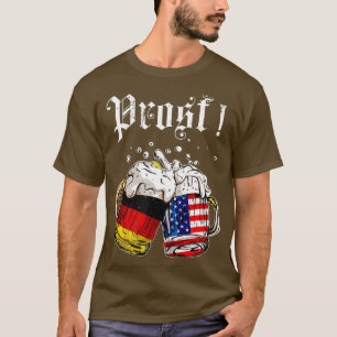 Prost Beer German American Flagga Manar M T Shirt