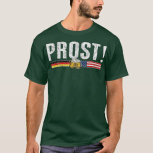 Prost Beer German American Flagga Manar Mu T Shirt