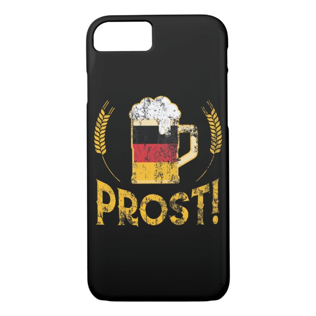 Prost German Flagga Beer Älskare Oktoberfest Case-Mate iPhone Skal (Baksida)