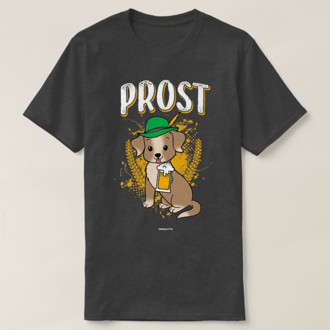 Prost-ölgåva T T Shirt (Design framsida)