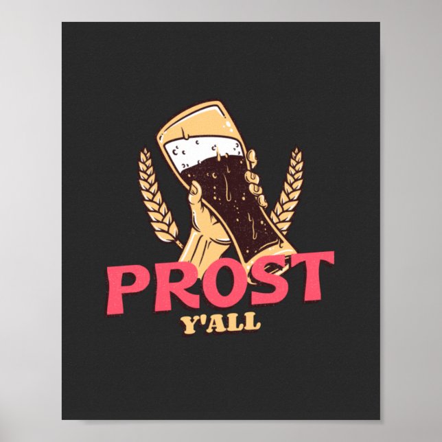 Prost Y'all Poster (Framsidan)