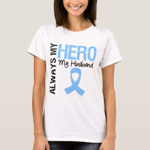Prostatacancer alltid min hjälte min make tee shirt