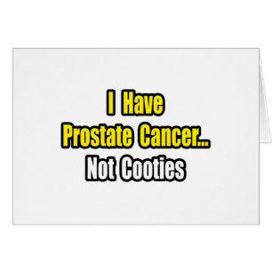 Prostatacancer... Inte sällskap Hälsningskort