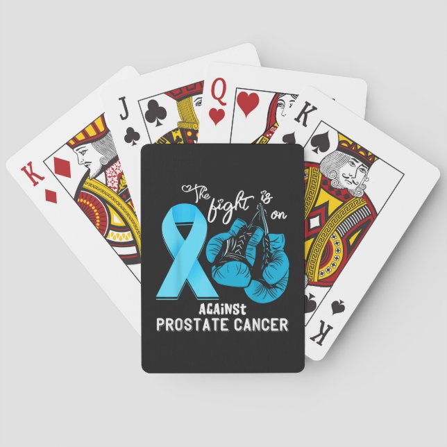 Prostatacancer Kampen är igång Prostatacancer Medv Casinokort (Baksidan)