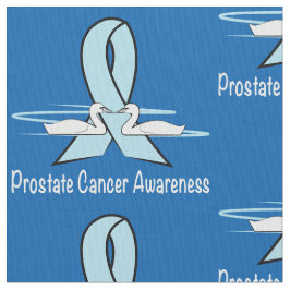 Prostatacancermedvetenhet med svanbandet tyg