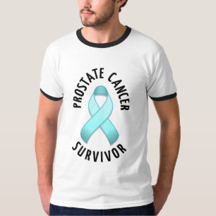 Prostatacanceröverlevanden tänder skjortan tee shirt