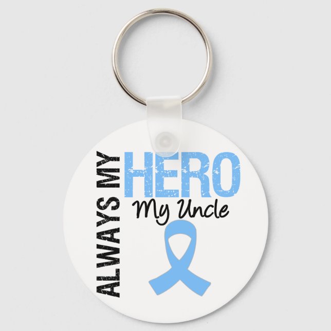 Prostate Cancer alltid My Hero Min morbror Nyckelring (Framsida)