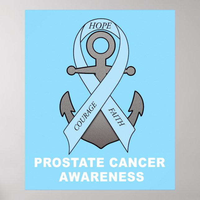 Prostate Cancer Anchor of Hope Poster (Framsidan)