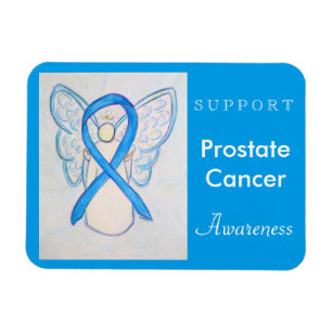 Prostate Cancer Awareness Angel Anpassningsbar Mag Magnet