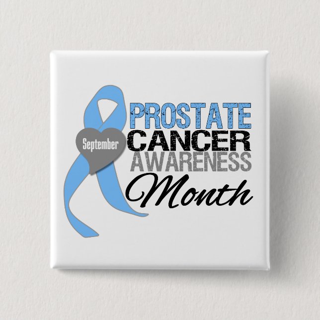 Prostate Cancer Awareness Month Draped Ribbon 2 Knapp (Framsida)