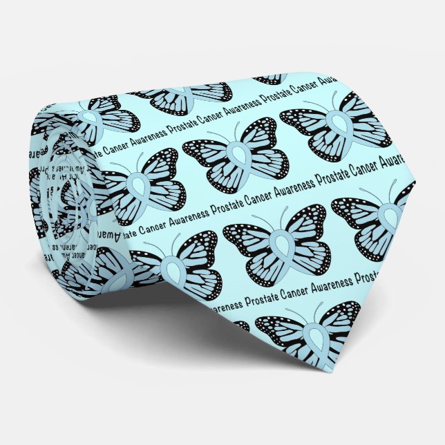 Prostate Cancer Awareness Ribbon with Butterfly Slips (Rullad)