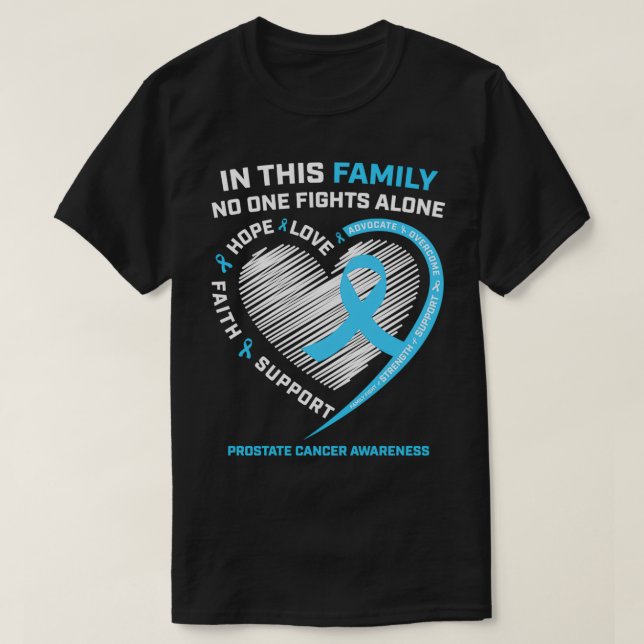 Prostate Cancer Awareness s Pappa Manar Son Prosta T Shirt (Design framsida)