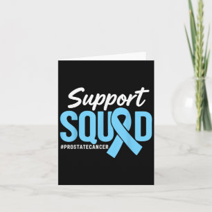 Prostate Cancer Awareness Support Squad Light Blue Kort