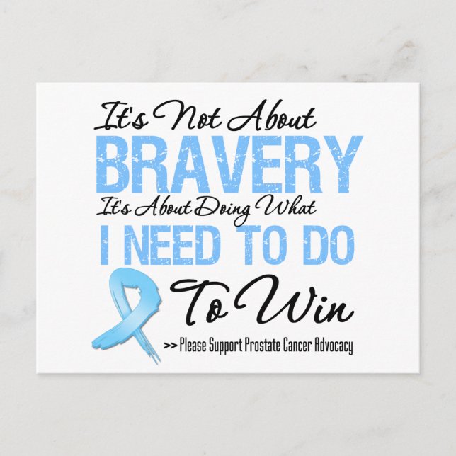 Prostate Cancer Battle Vykort (Framsida)