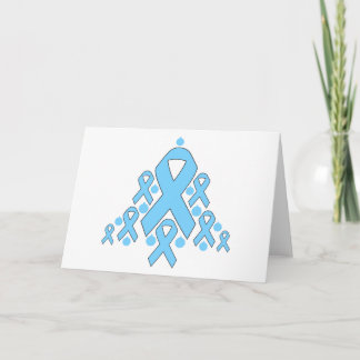 Prostate Cancer-julbandet Träd Helgkort