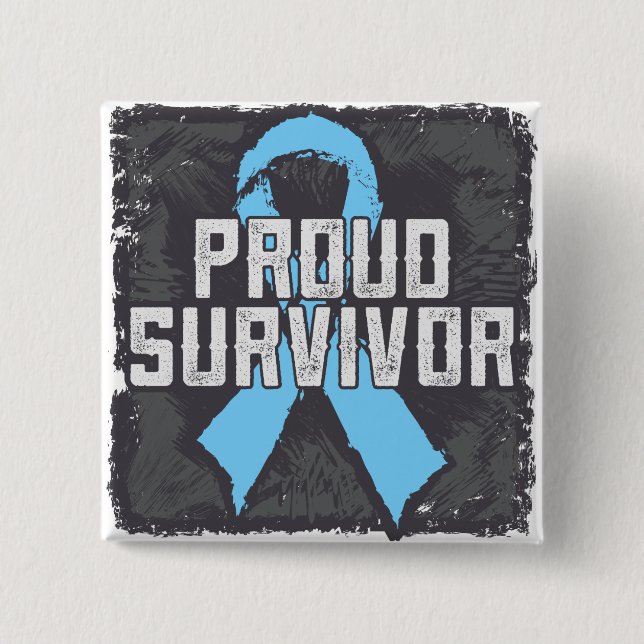 Prostate Cancer Proud Survivor Knapp (Framsida)