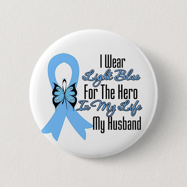 Prostate Cancer Ribbon Hero My Make Knapp (Framsida)