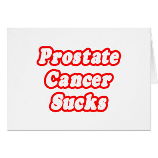Prostate Cancer Sucks Hälsningskort
