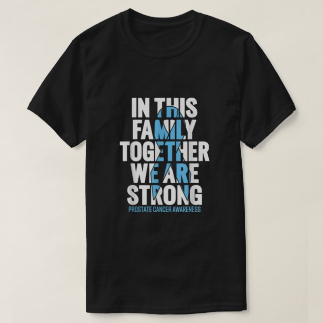 Prostate Cancer Support. Familjeprostatacancer Aw T Shirt (Design framsida)