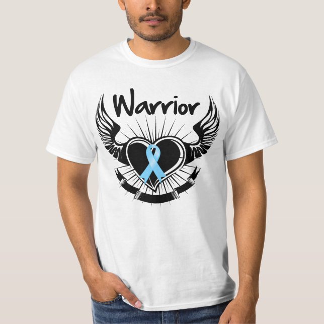 Prostate Cancer Warrior Fighter Vinge Tee (Framsida)
