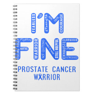 Prostate Cancer Warrior - jag är BRA Anteckningsbok