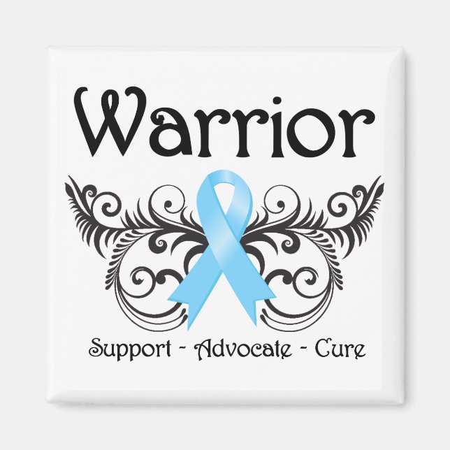 Prostate Cancer Warrior Rulla Magnet (Framsidan)