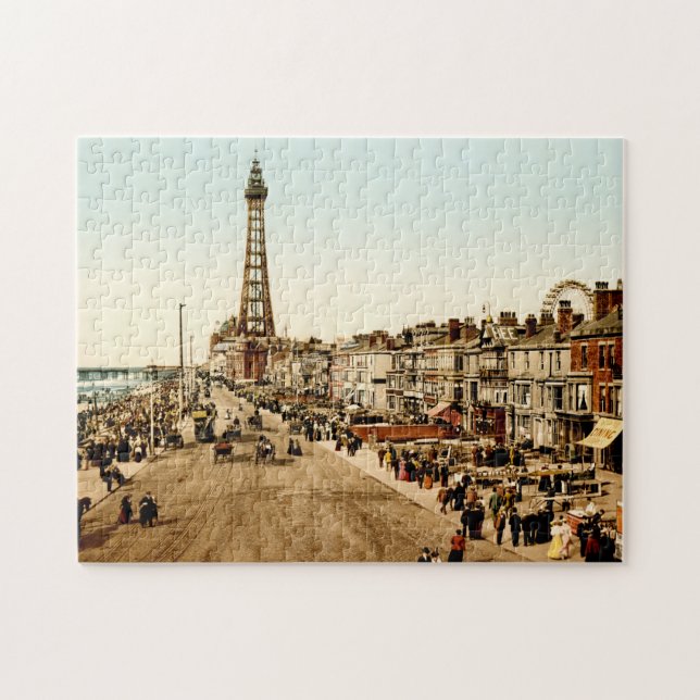 ProstegBlackpool Lancashire England Beach Pussel (Horisontell)