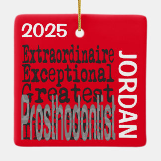 Prosthodontist Extraordinaire Julgransprydnad Keramik
