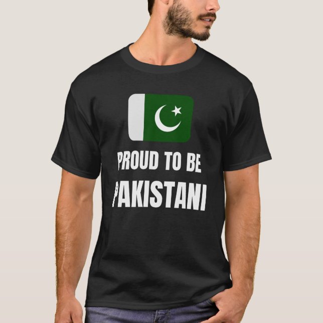 Prostiserad att vara pakistansk t shirt (Framsida)