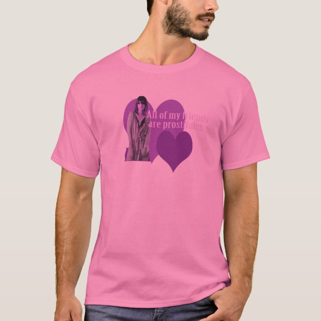 Prostituerad skjorta 2 tee shirt (Framsida)