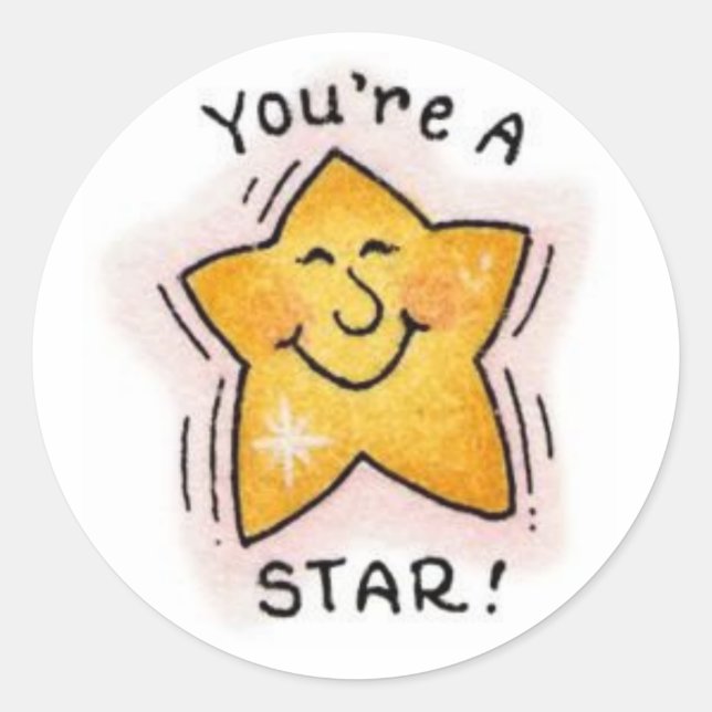 Prostive Stickers Runt Klistermärke (Framsida)