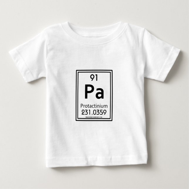 Protactinium 91 tee shirt (Framsida)