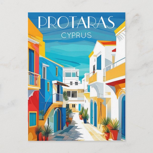 Protaras Cypern - östra Cypern Vykort (Framsida)