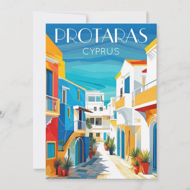 Protaras cyprus - östra Cypern Julkort (Framsida)
