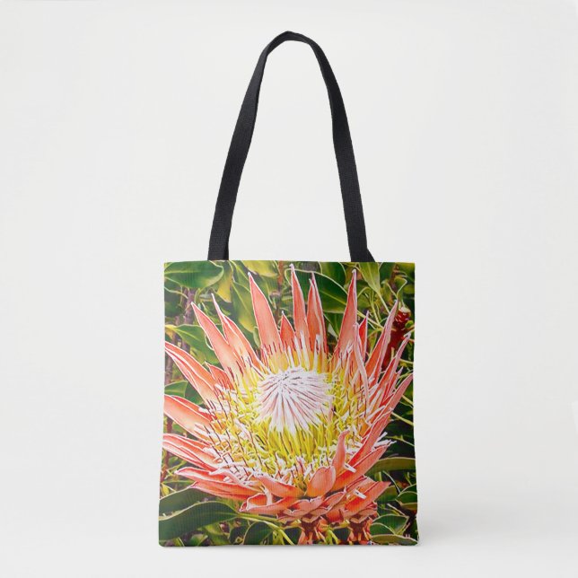 Protea Australian blomsterfotografi Tygkasse (Framsida)