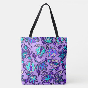 Protea Batik Hawaiian Tropical Blommigt Beach Bag Tygkasse