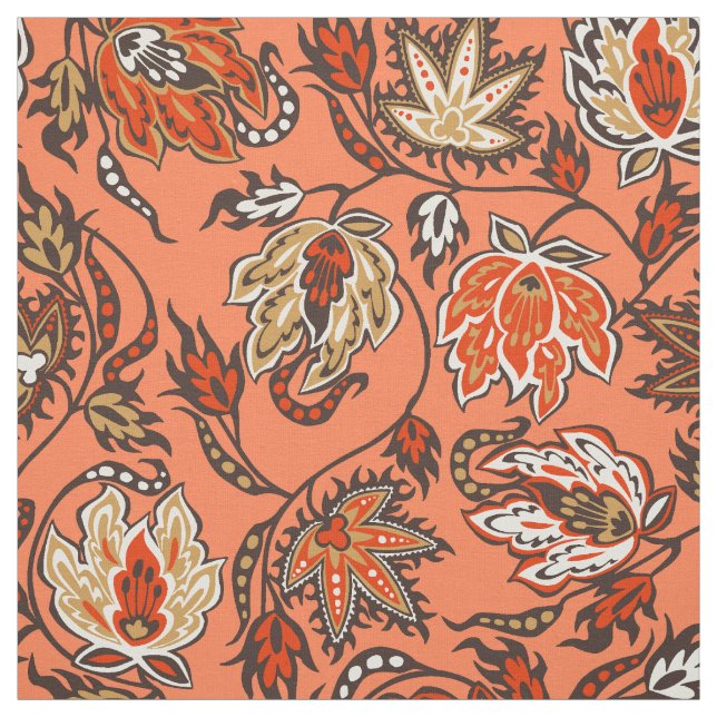 Protea Batik Hawaiian Tropical Blommigt Tyg (Provkarta)